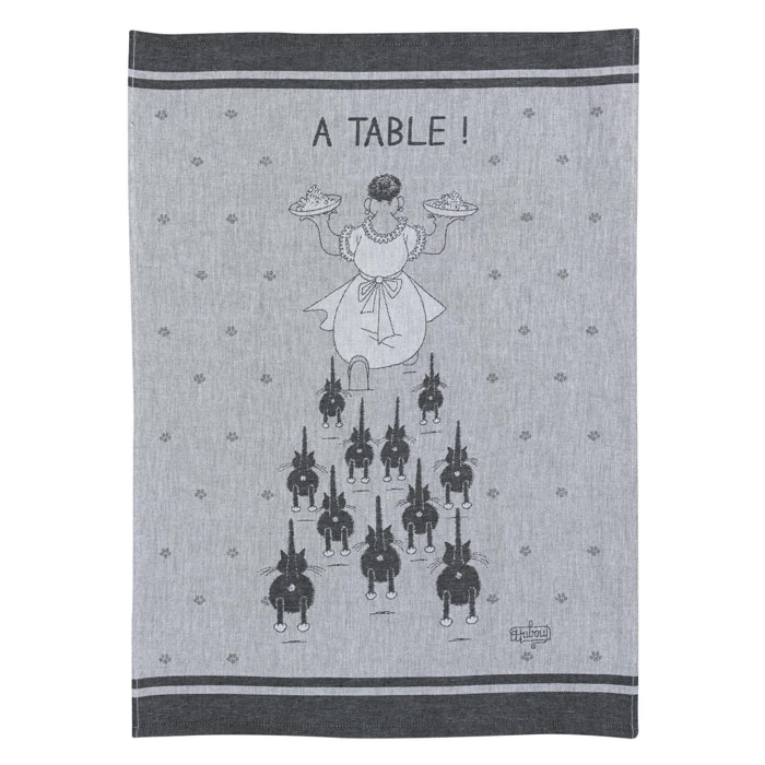 Torchon jacquard À table