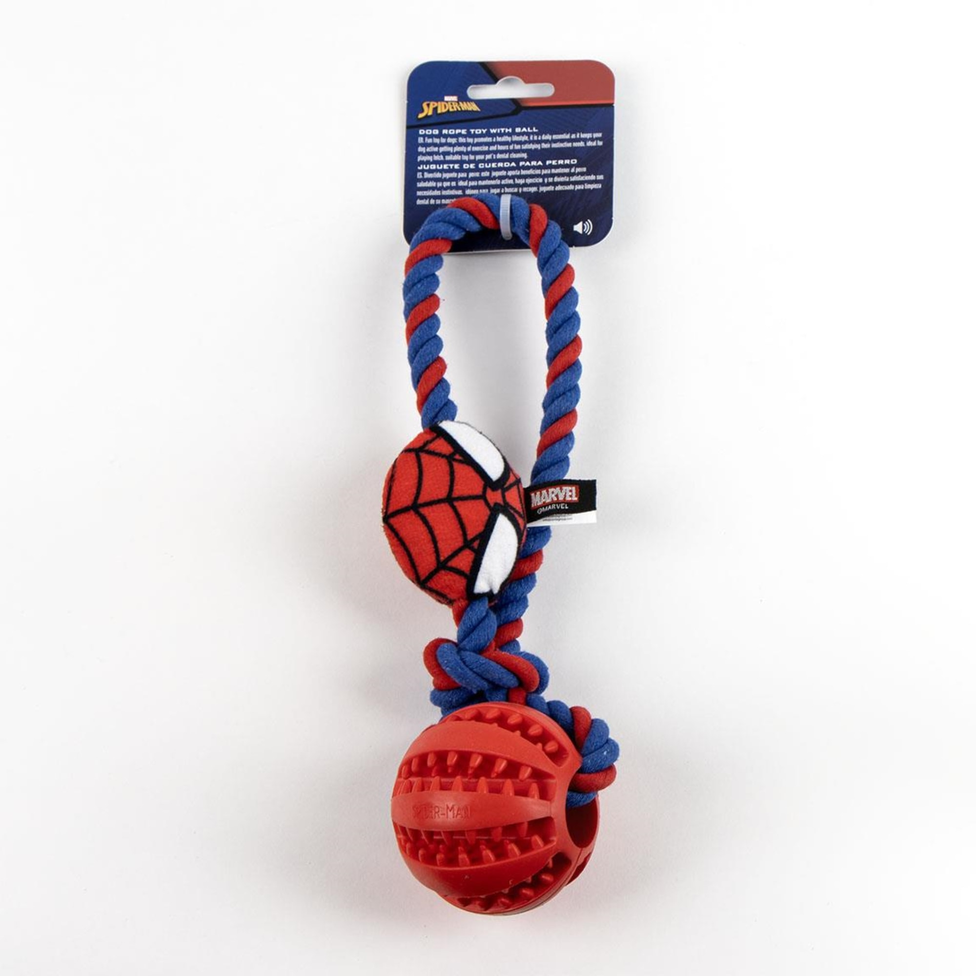 Juguete dispensador de snacks con cuerda diseño spiderman