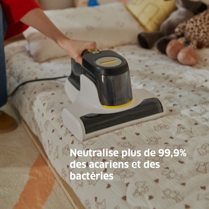 Aspirateur matelas anti acariens KARCHER VCH 4 - lumière UV - détruit les acariens et allergènes - efficace sur tous les textiles