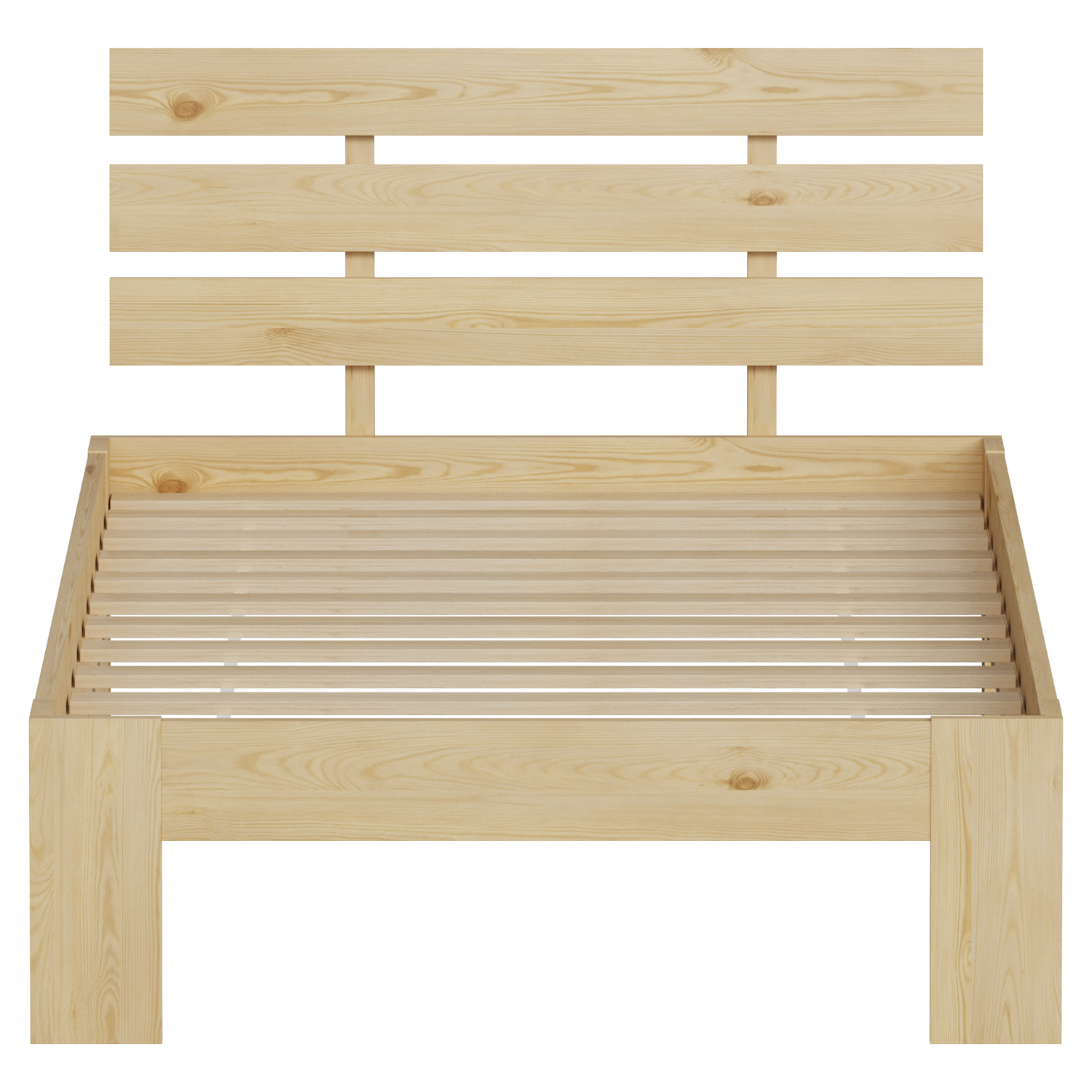 Lit en bois avec tête de lit 90x190cm FINN
