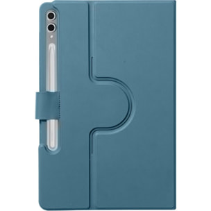 Etui ADEQWAT Samsung Tab S11 bleu rotatif