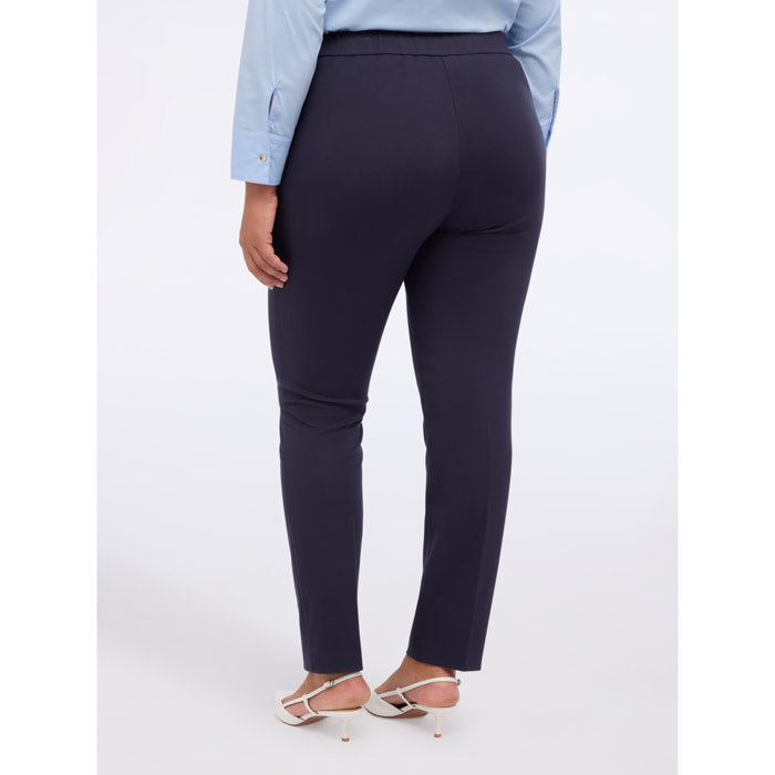 Fiorella Rubino - Pantaloni New York in punto Milano - Blu