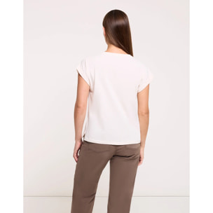 Camiseta Manga Corta Blanca - Lamila