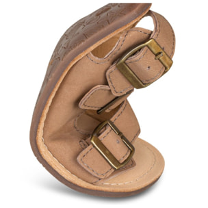 SANDALIA BAREFOOT PIEL CHETTO TIPO BIO MARRON