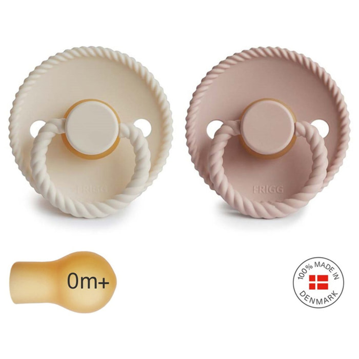 Frigg Pack 2 Chupetes Block Latex Rope