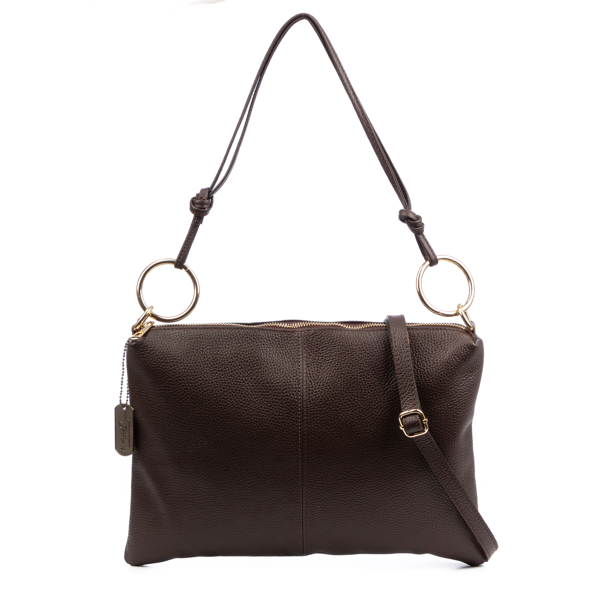 Bellusco Bolso de hombro Mujer. Piel auténtica Dollaro.