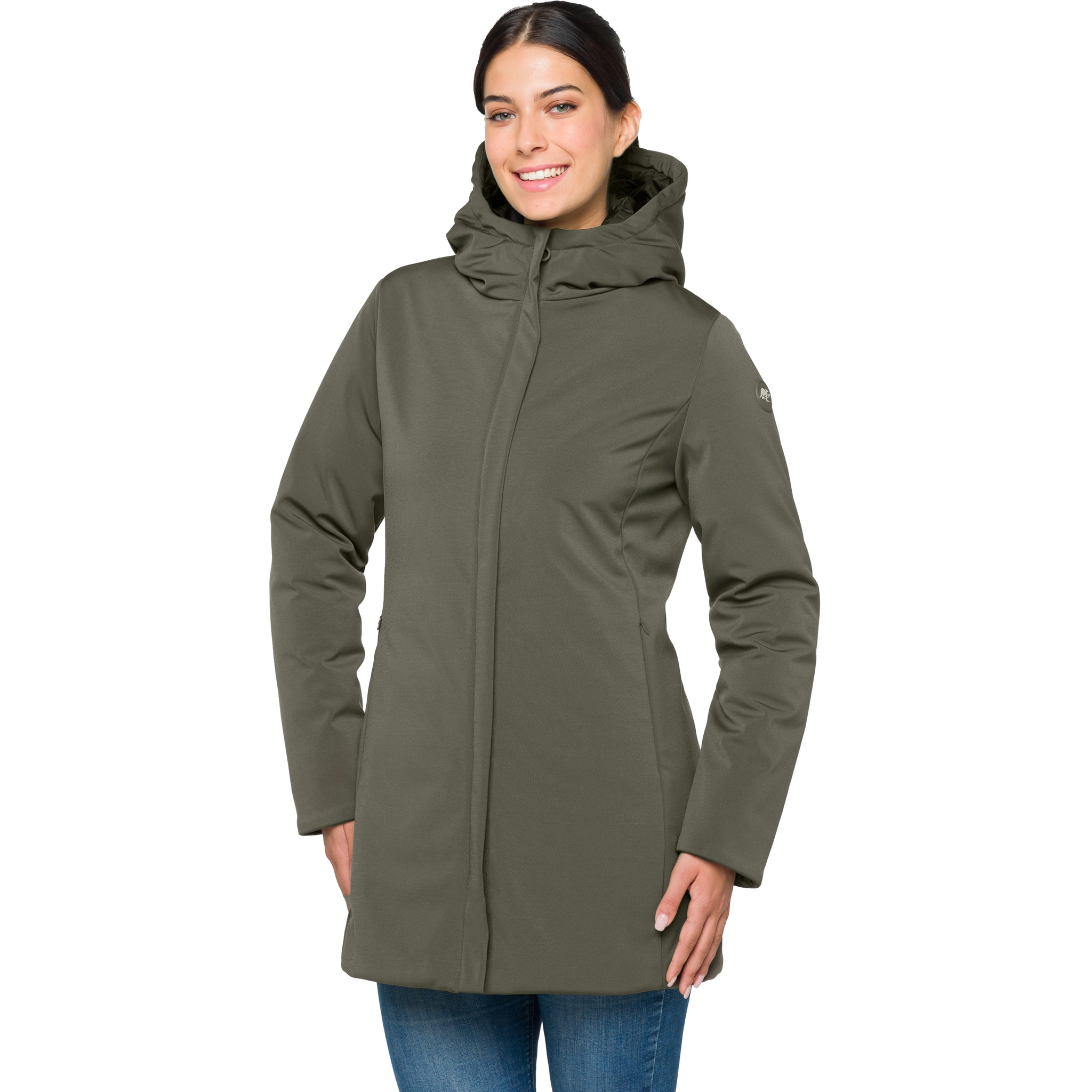 Chaqueta Hot Buttered térmica impermeable Jaqueline verde militar