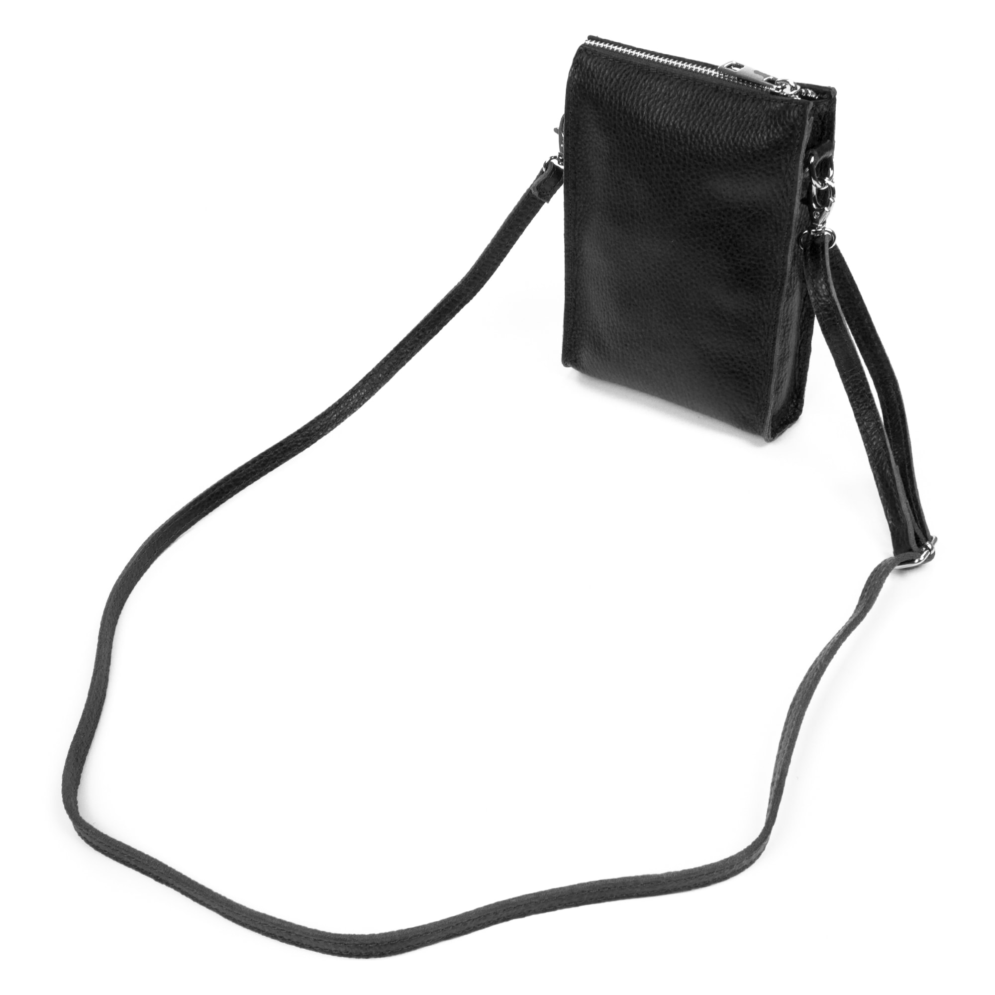 Albaretto Borsa a tracolla da donna in vera pelle finitura Dollaro