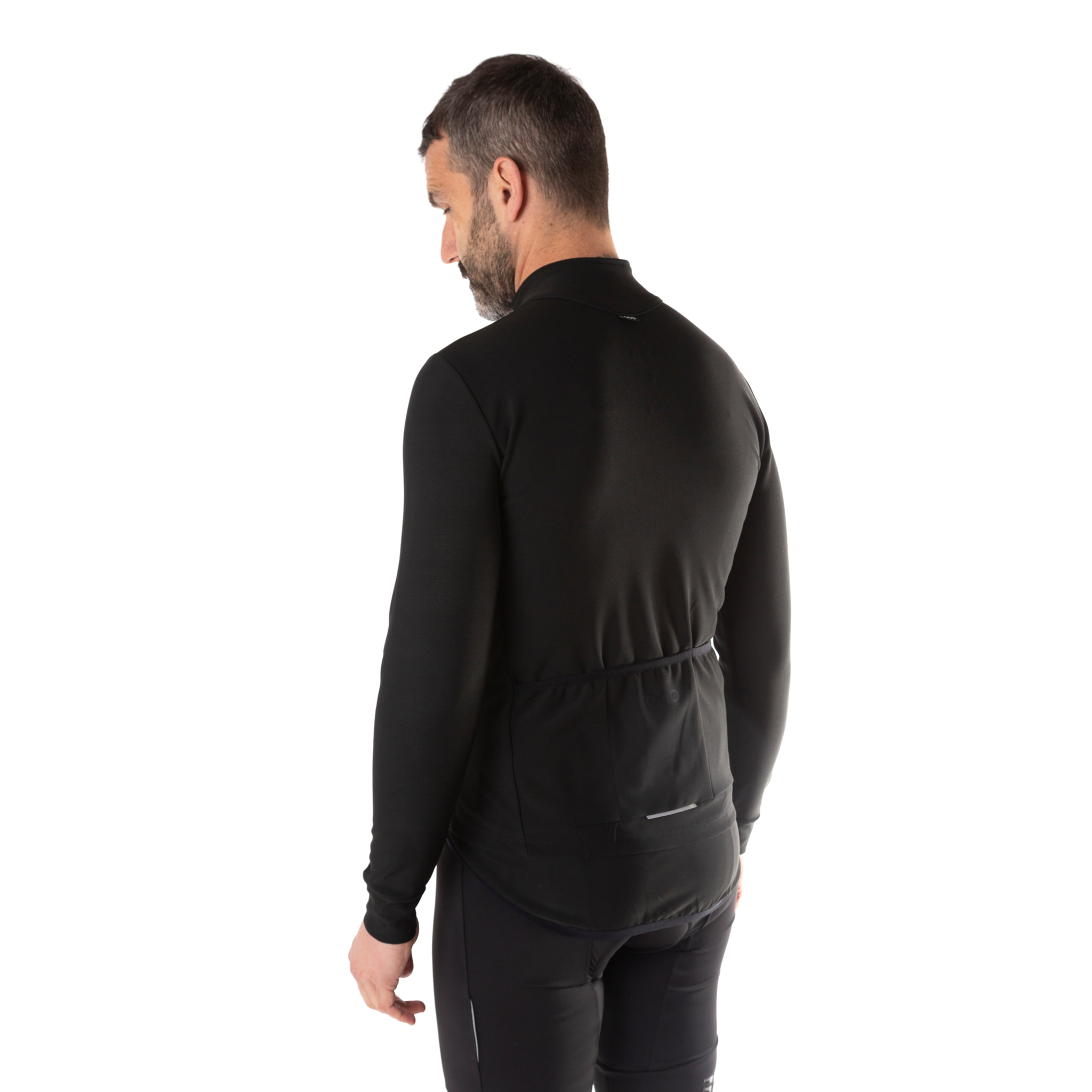Cortavientos manga larga para hombre ECOON Puy de Dóme - Negro