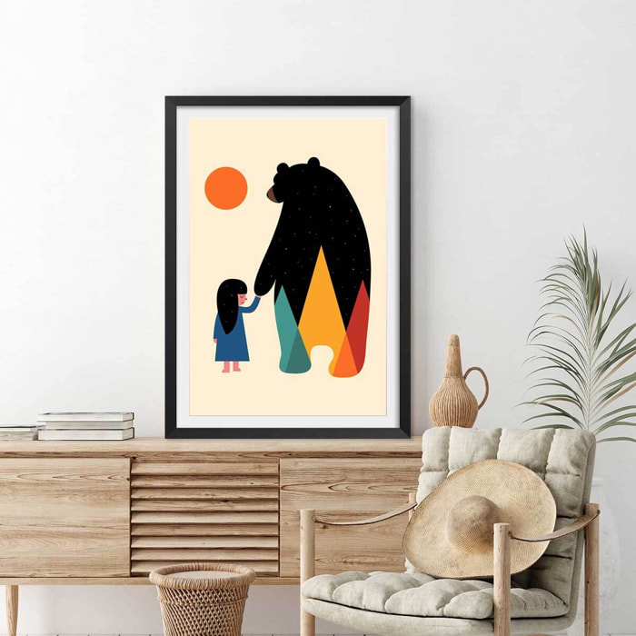 Affiche enfant go home Affiche seule