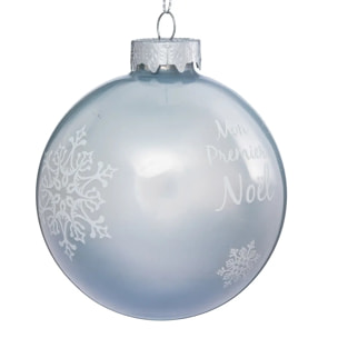 Boule de Noël en Verre Luxe 80 mm