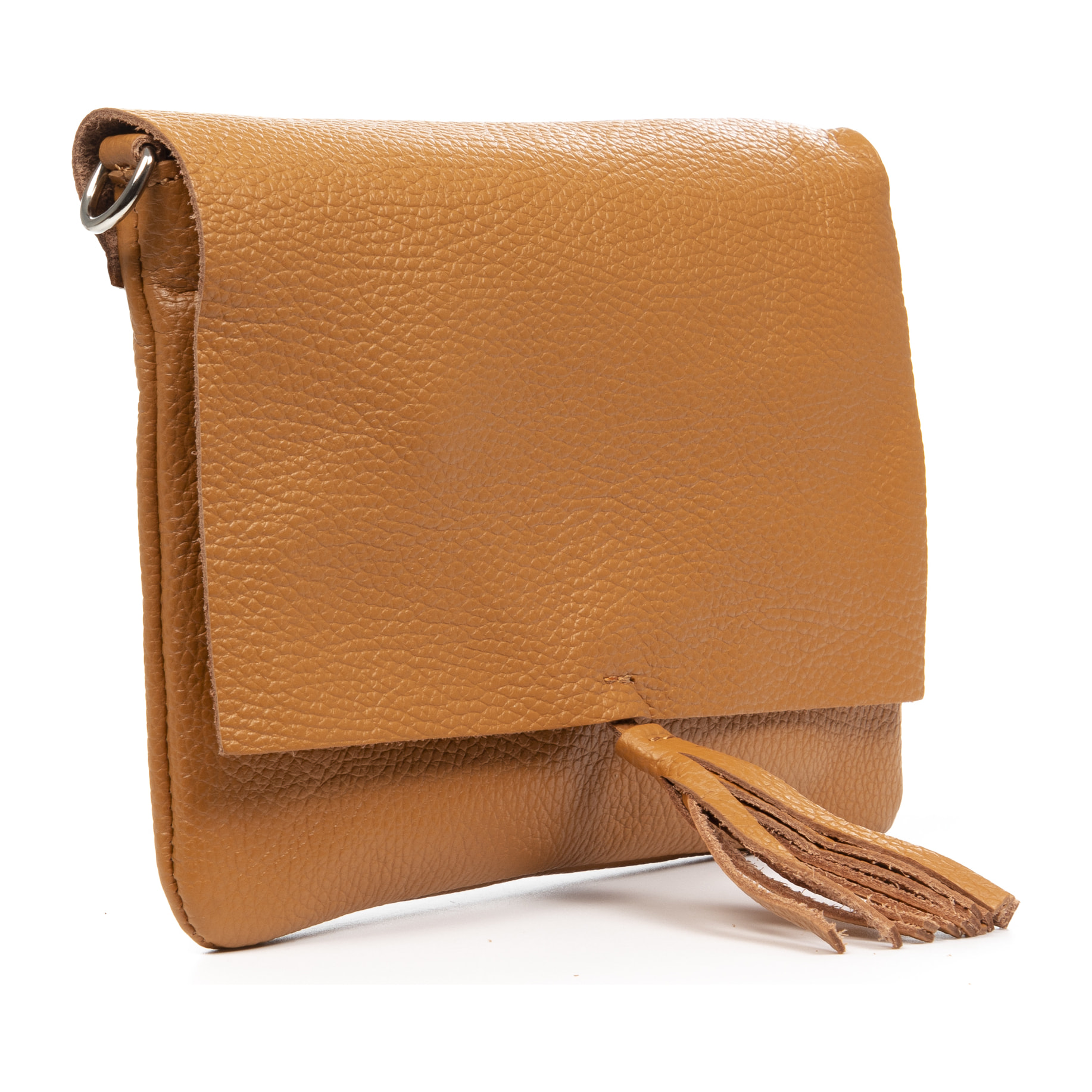 Andorno borsa a tracolla donna. Pelle autentica finitura Dollaro