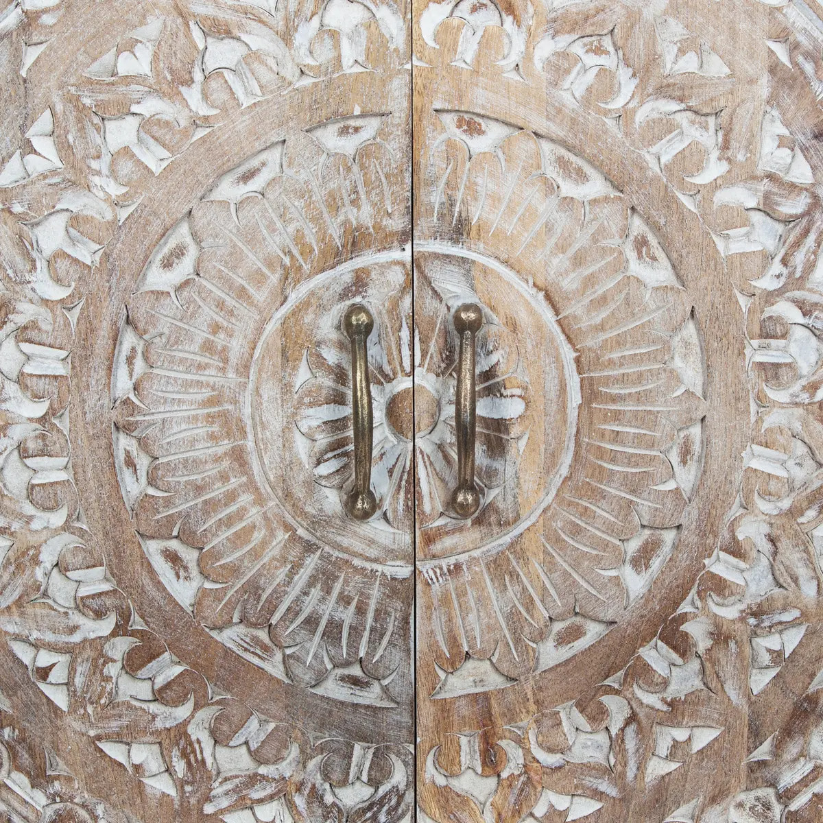 Buffet 2 portes "Shirel" manguier 90x90cm