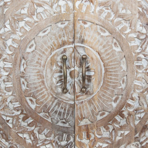 Buffet 2 portes "Shirel" manguier 90x90cm
