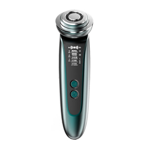 Strumento di bellezza e cura della pelle RF con 5 modalità di utilizzo.