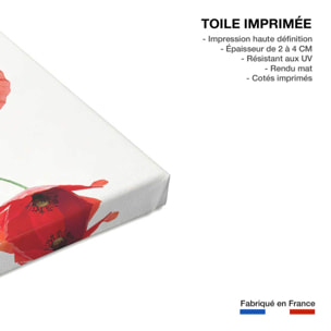 Tableau coquelicots Toile imprimée