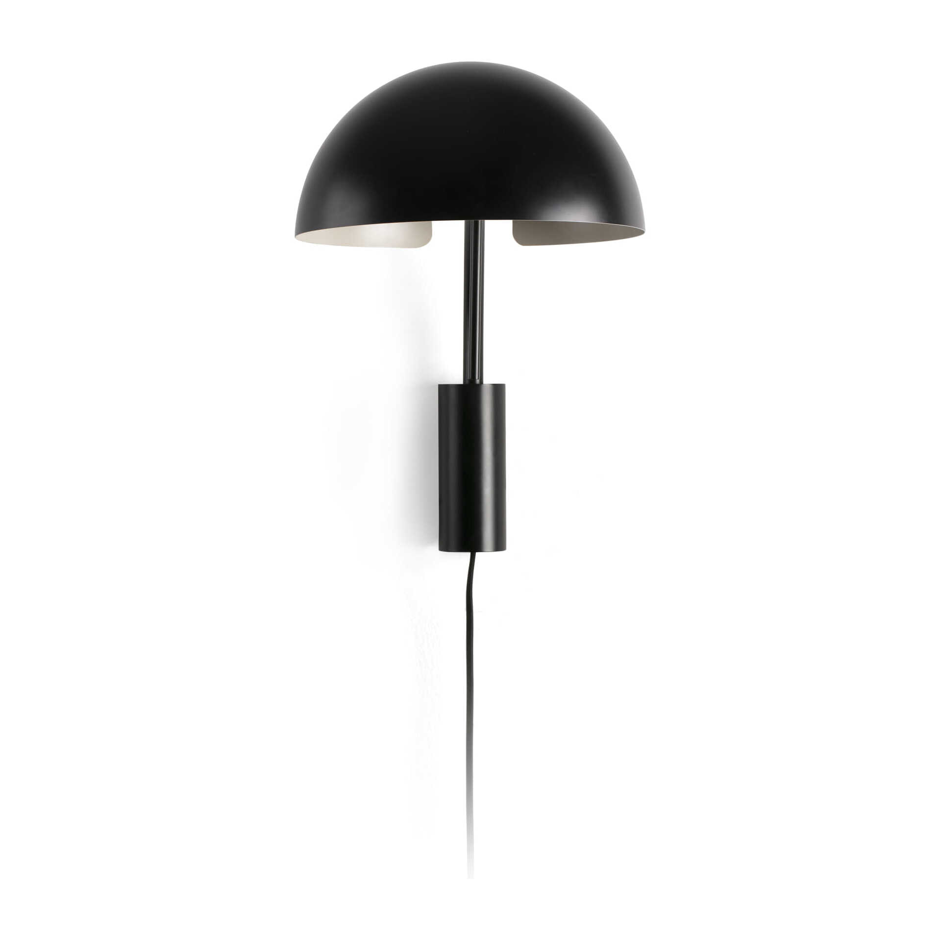 DOMINICA Aplique brazo de pared negro