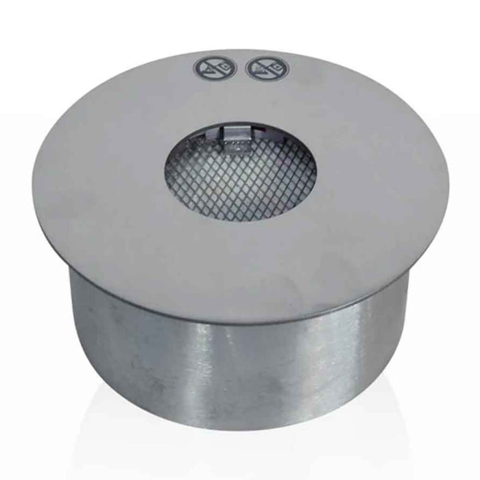 Bruciatore a bioetanolo per camino 2,5 L, in acciaio inox Ø25 cm