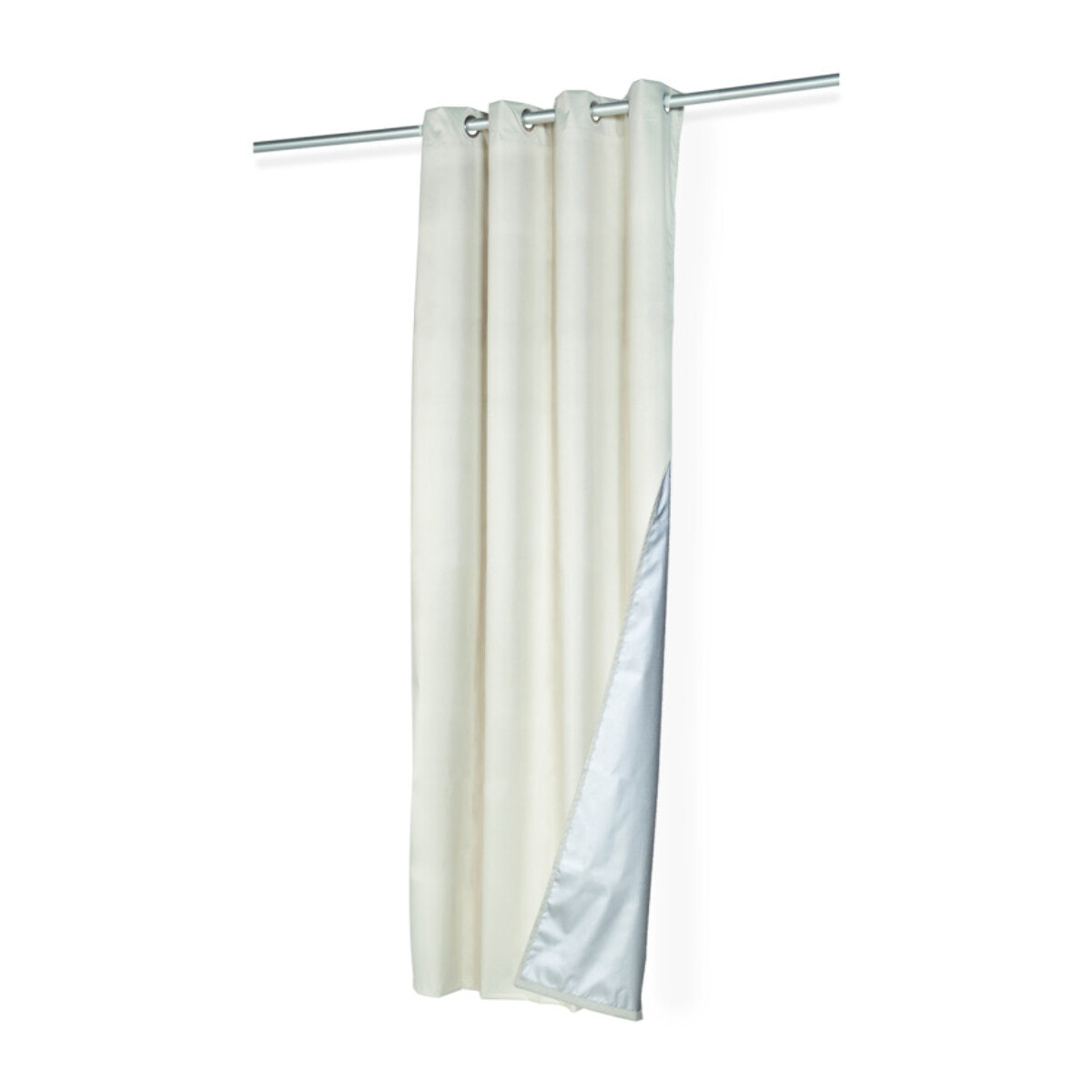 Rideaux thermiques beiges 135x240 cm - lot de 2