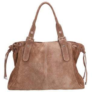 Borsa a mano da donna Made in Italy - Modello Celeste Plus - 100% pelle - 20.0 x 28.5 x 41.0 cm
