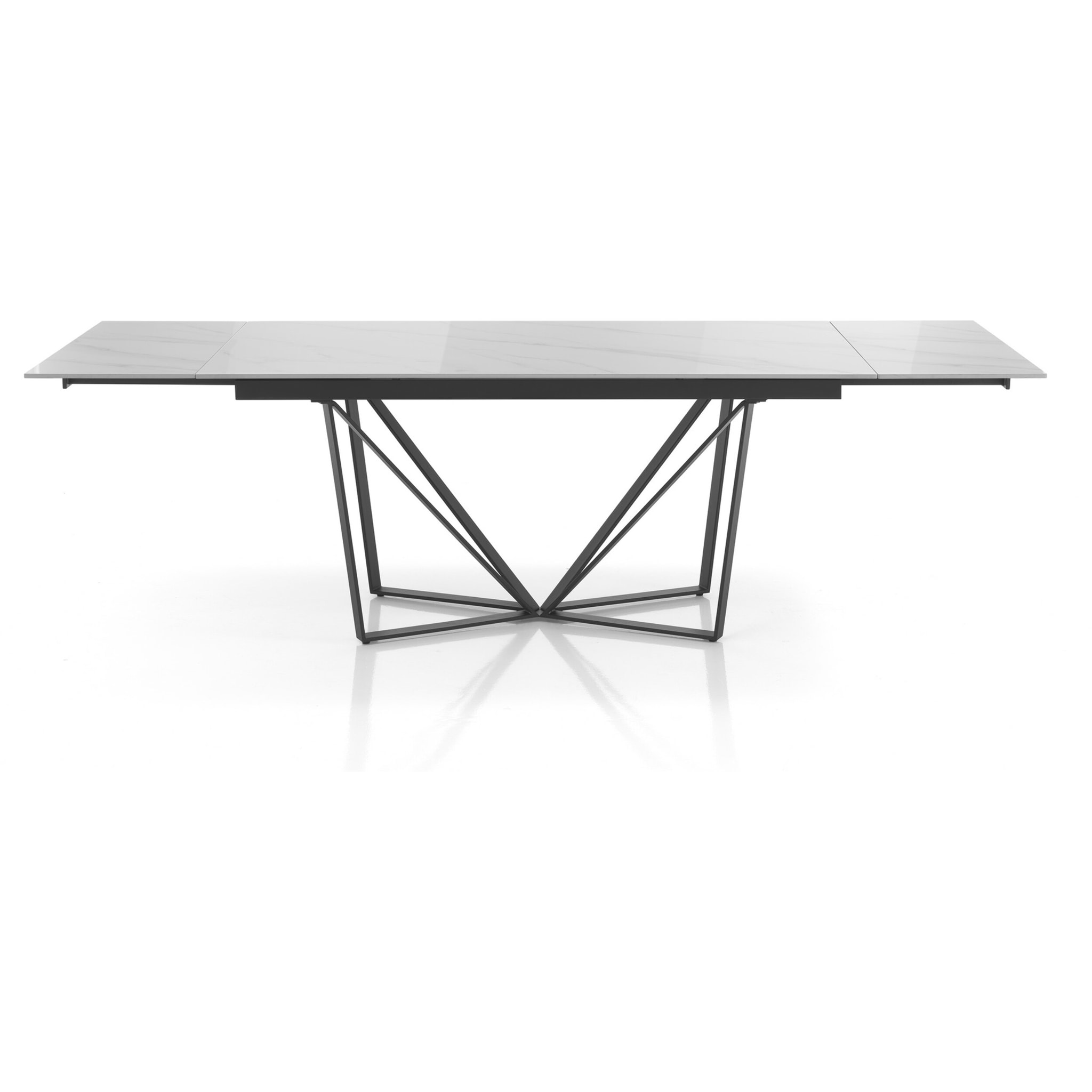 Tomasucci Table extensible SPINNE MARBRE BLANC