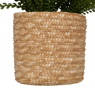 Fougère artificielle en pot "Clemy" vert H45cm