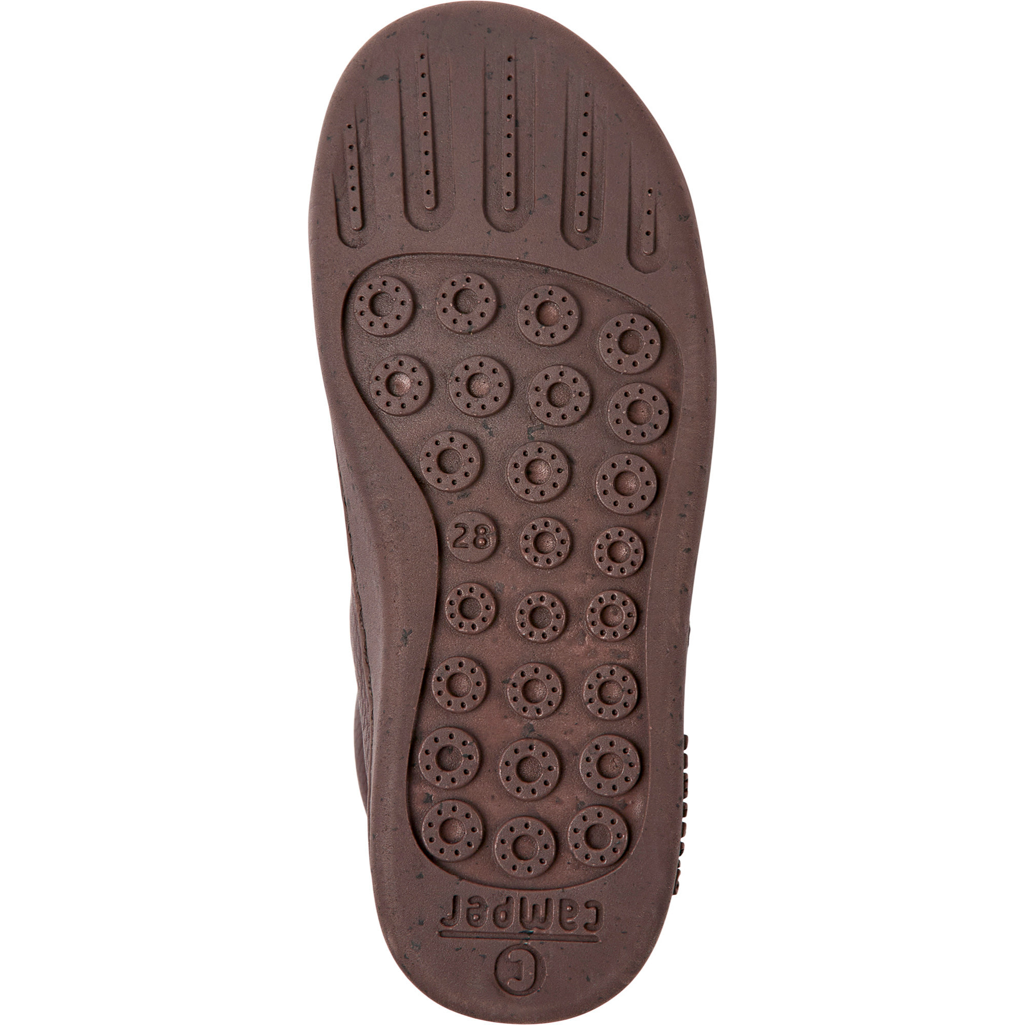 Botines - CAMPER Peu Touring - Burdeos - Cuero liso