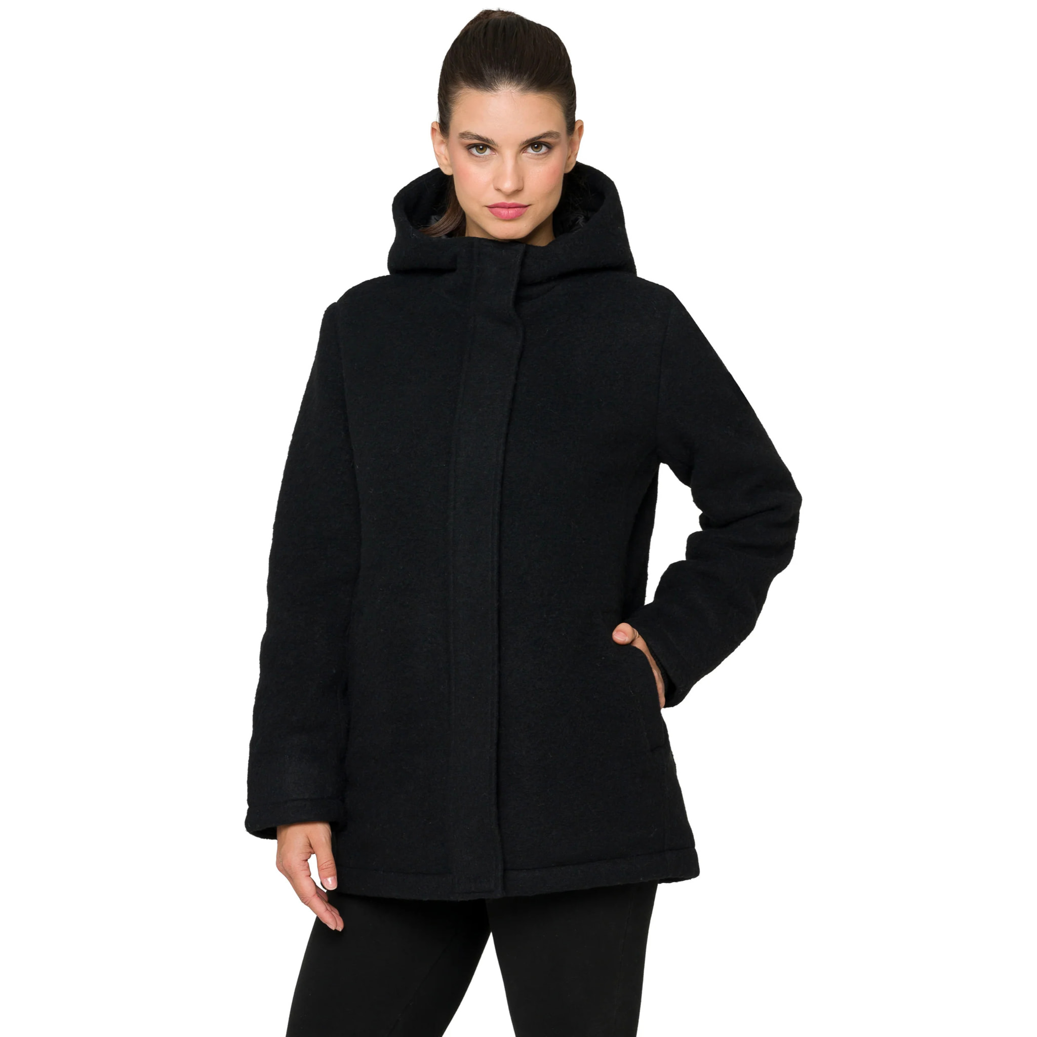 Cappotto JAIPUR imbottito nero