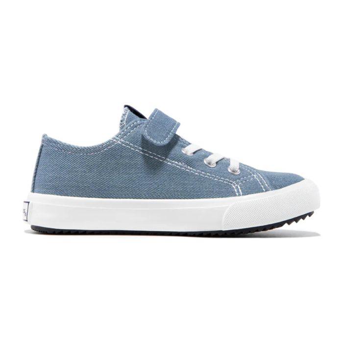 Zapatillas Cordones Elásticos Denim