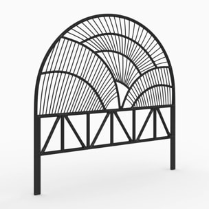 Tête de lit en rotin noir 160 cm - Séléné