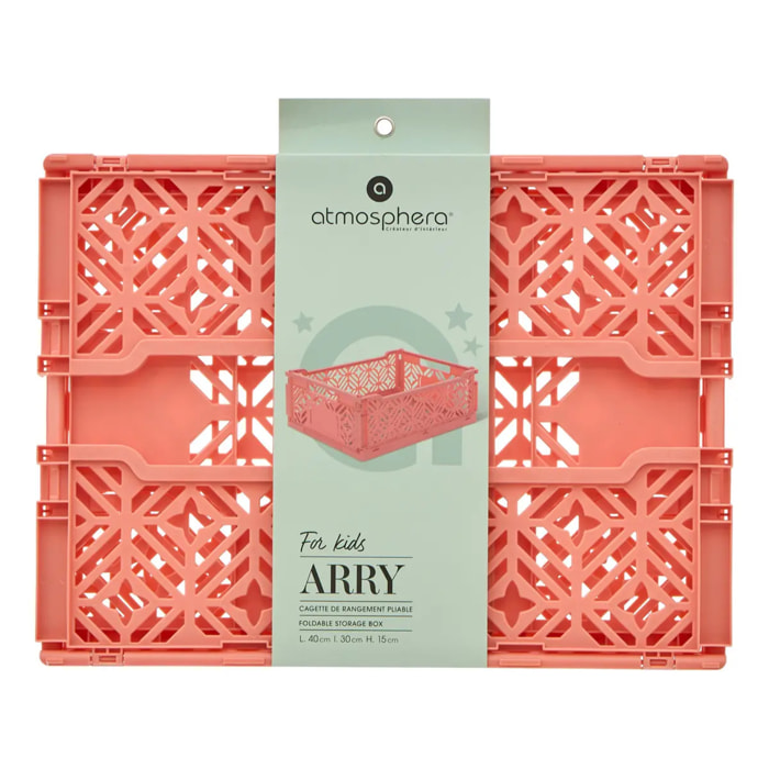 Cagette pliable Arry 40x30cm vert clair