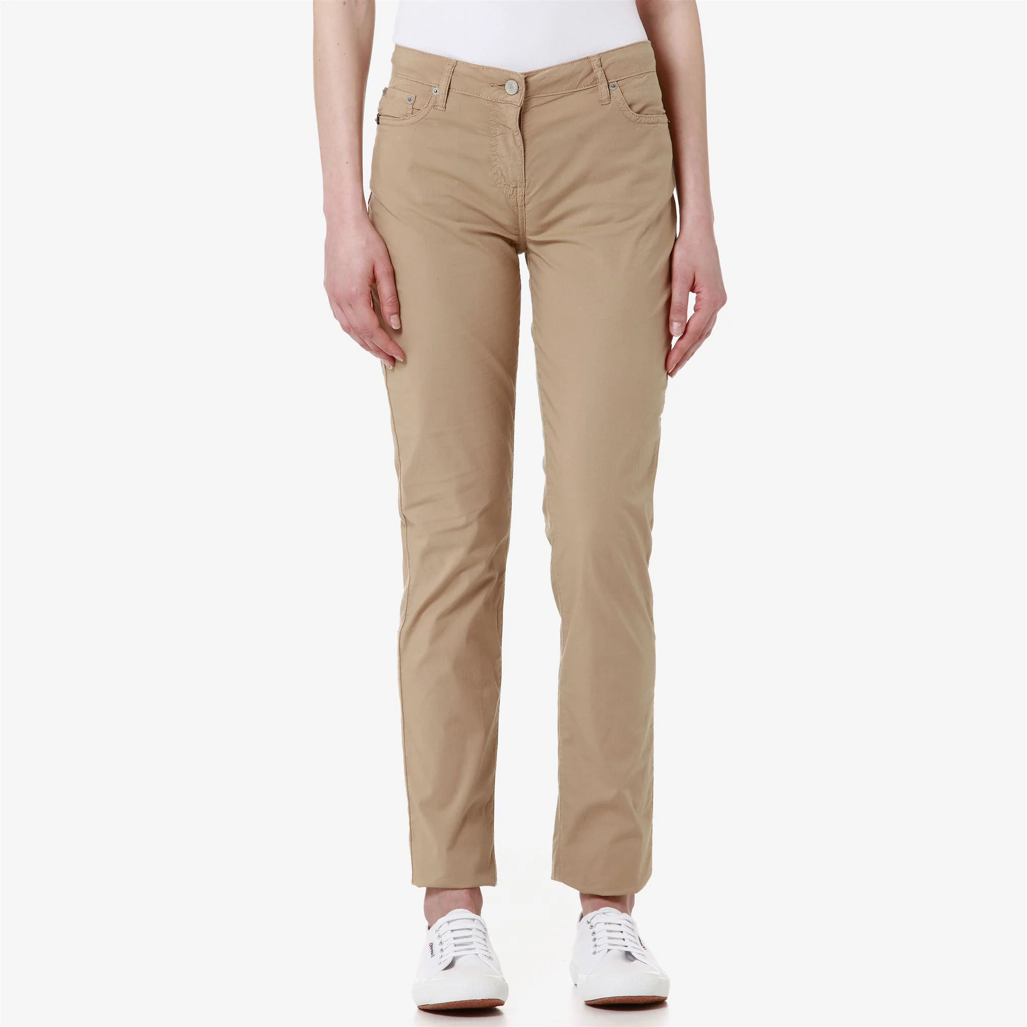 Kappa - Pantaloni Donna Beige - Debbye Light Poplin