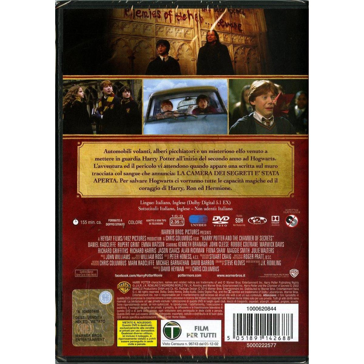 Harry Potter e La Camera dei Segreti DVD Warner Bros.