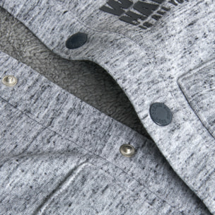 Cazadora felpa combinada de niño