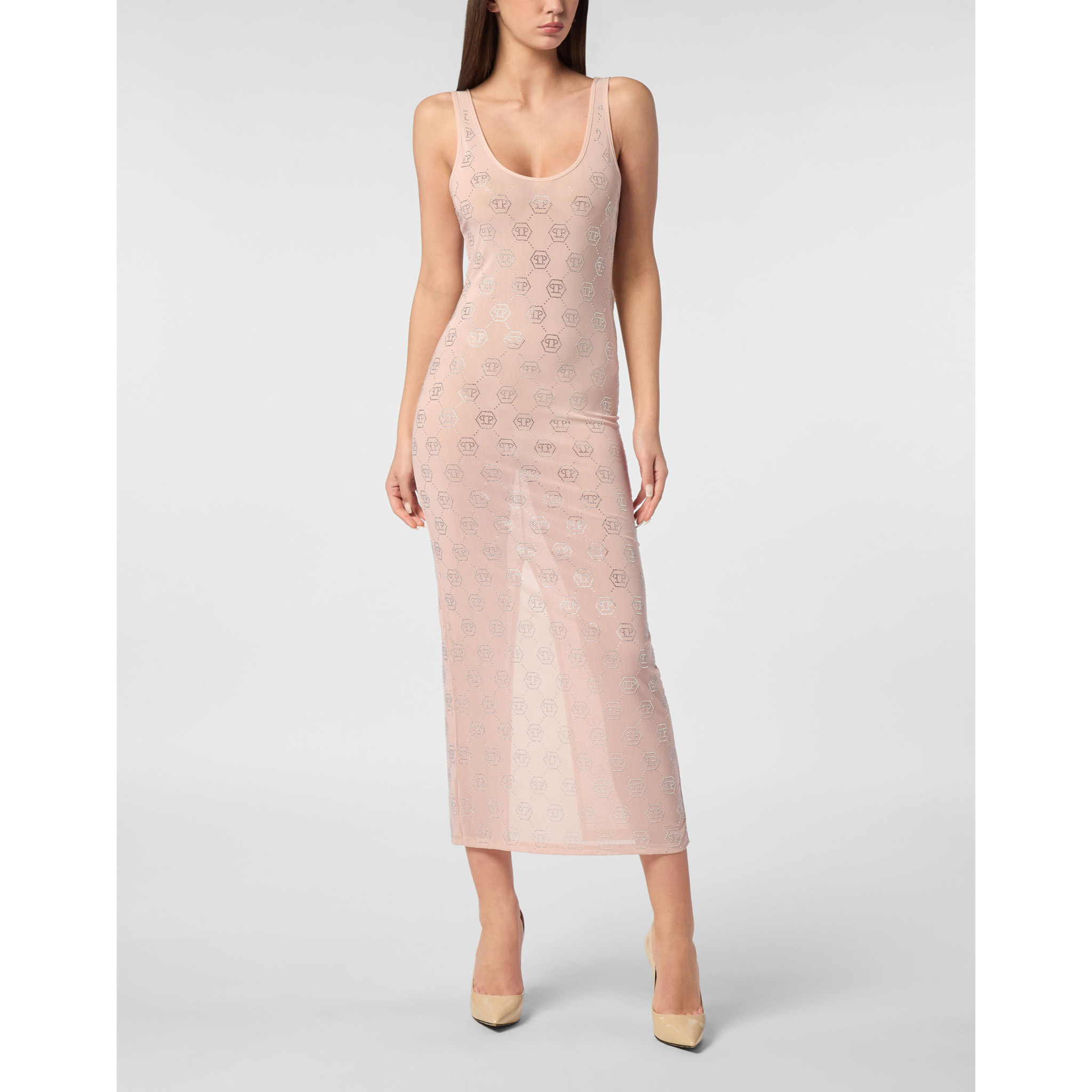 PHILIPP PLEIN Vestido largo MONOGRAM