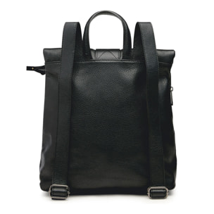 Borse Donna colore Nero-in pelle Made in Italy 38x33x14cm