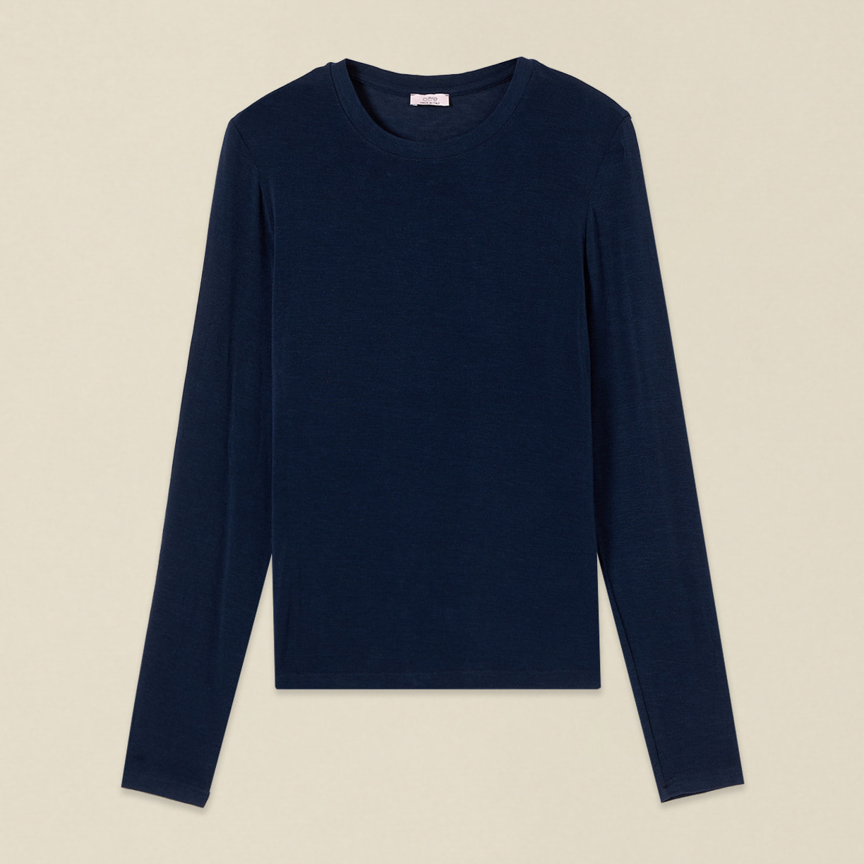 Oltre - T-shirt misto cashmere - Blu