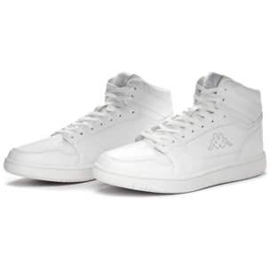 Kappa - Sneakers Uomo Donna Bianco - LOGO BASIL MD