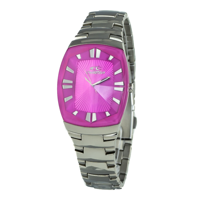 Reloj Chronotech CT7065L-25M Mujer Analogico Cuarzo con Correa de Acero