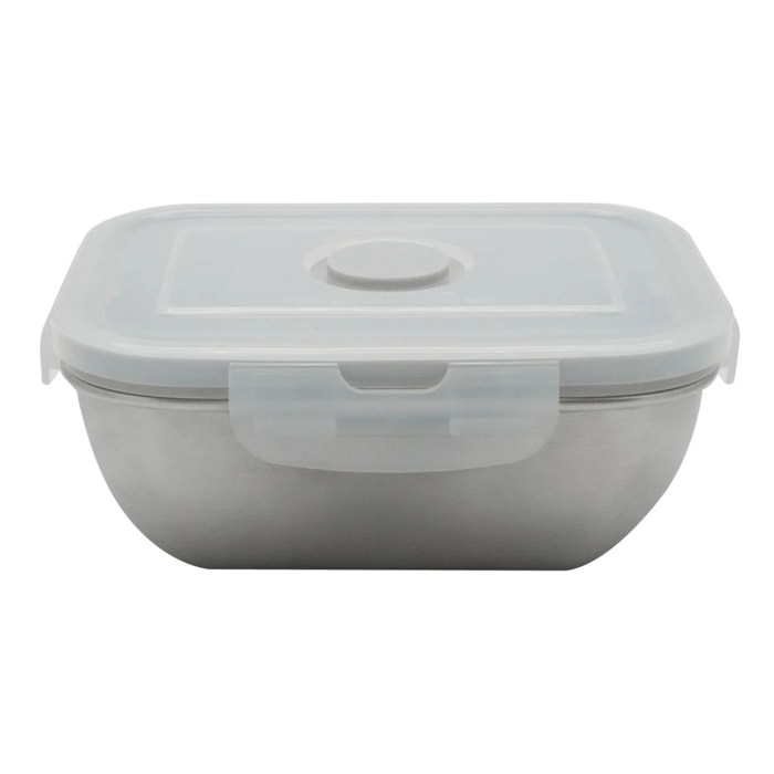 Lunch box inox allant au microonde avec couvercle Fackelmann