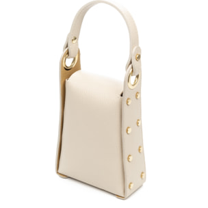 Alviano bolso de mano mujer. Piel auténtica Dollaro.