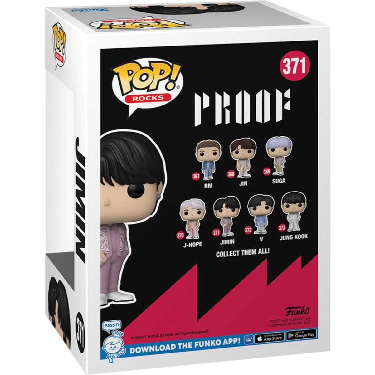 Bts Pop! Rocks Figure in Vinile Jimin 9 Cm Funko