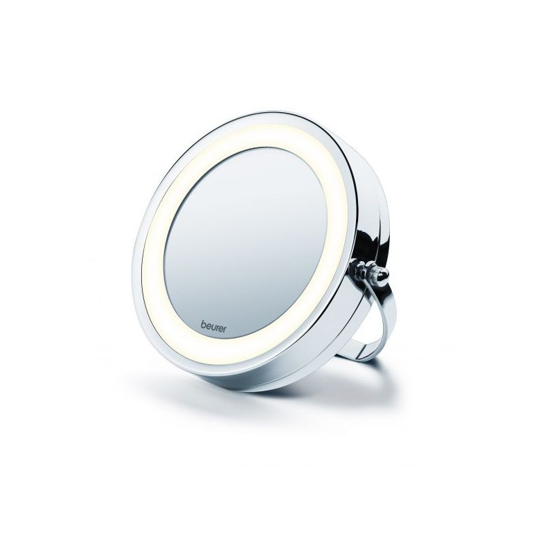 Miroir cosmétique éclairé 2-en-1