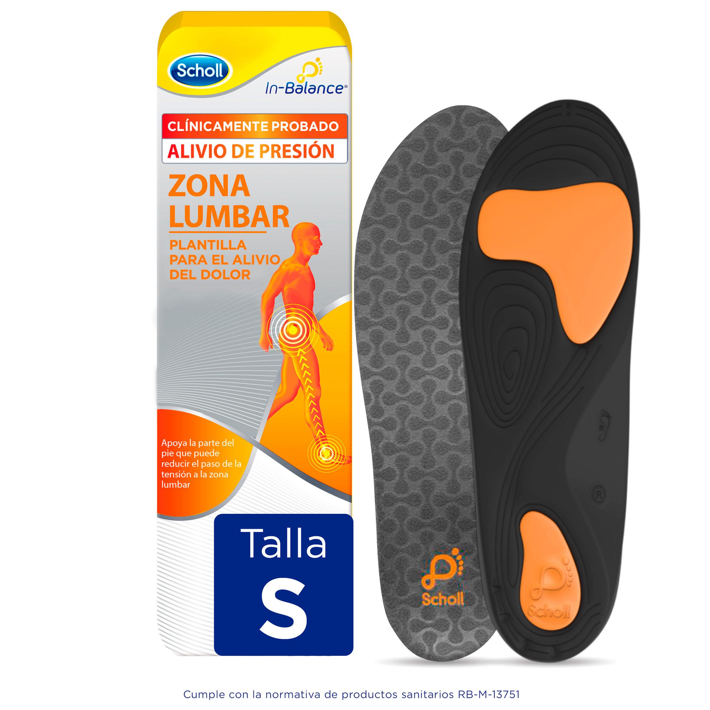 PACK SCHOLL PLANTILLA IN-BALANCE ALIVIO DOLOR LUMBAR TALLA S 2 PARES