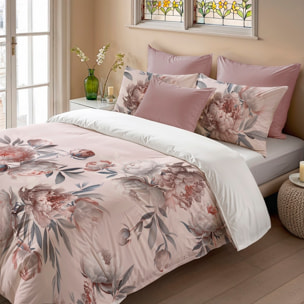 Housse de couette hanna rose