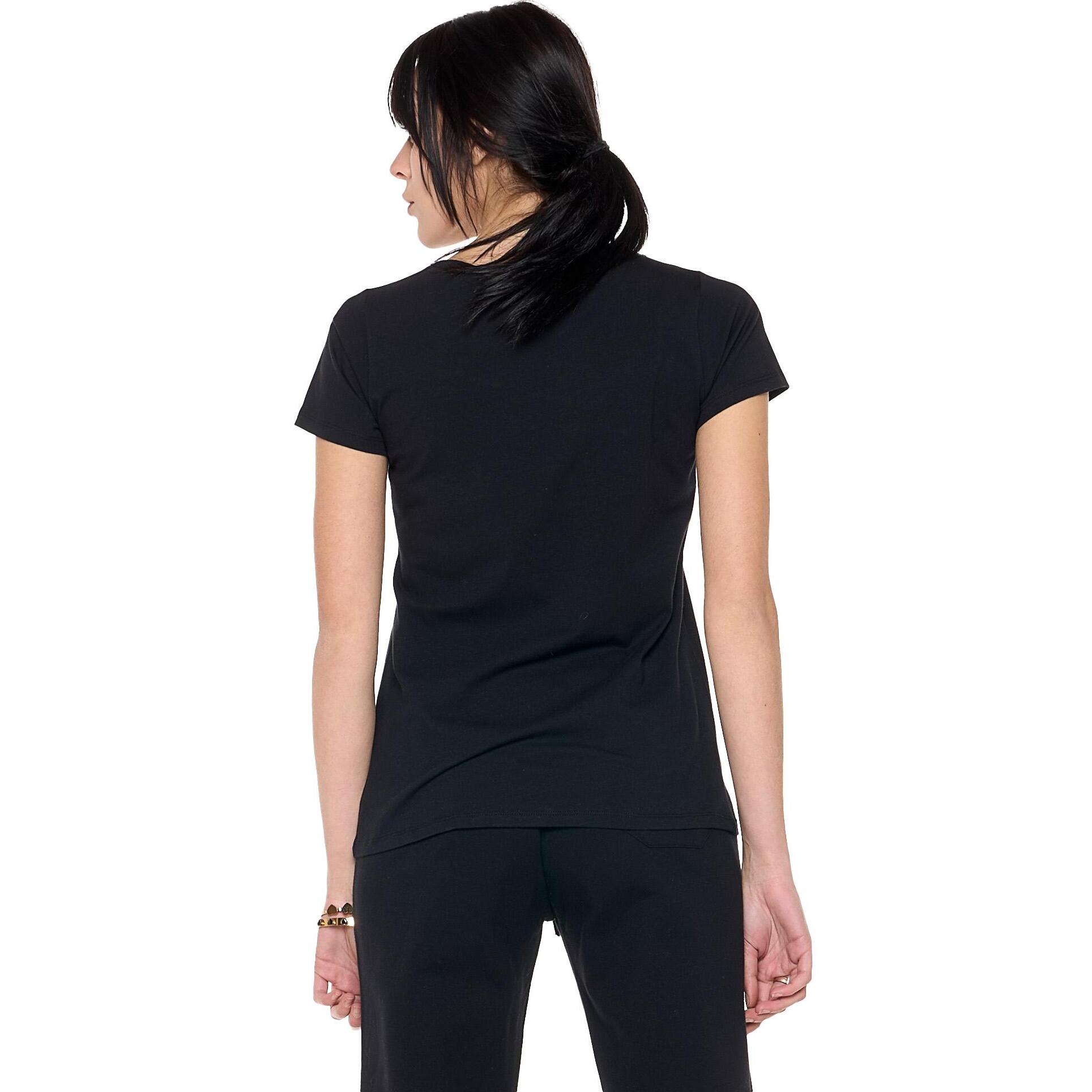 T-shirt a manica corta da donna 'Black Ring'