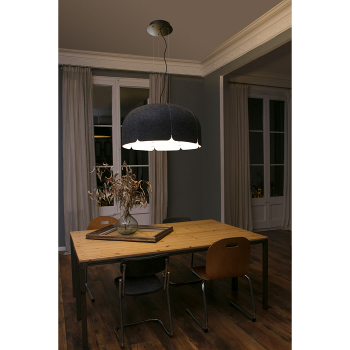 KLEE LED Lampe applique gauche gris avec lecteur