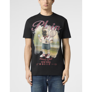 PHILIPP PLEIN Round Neck T-Shirt New York Tennis