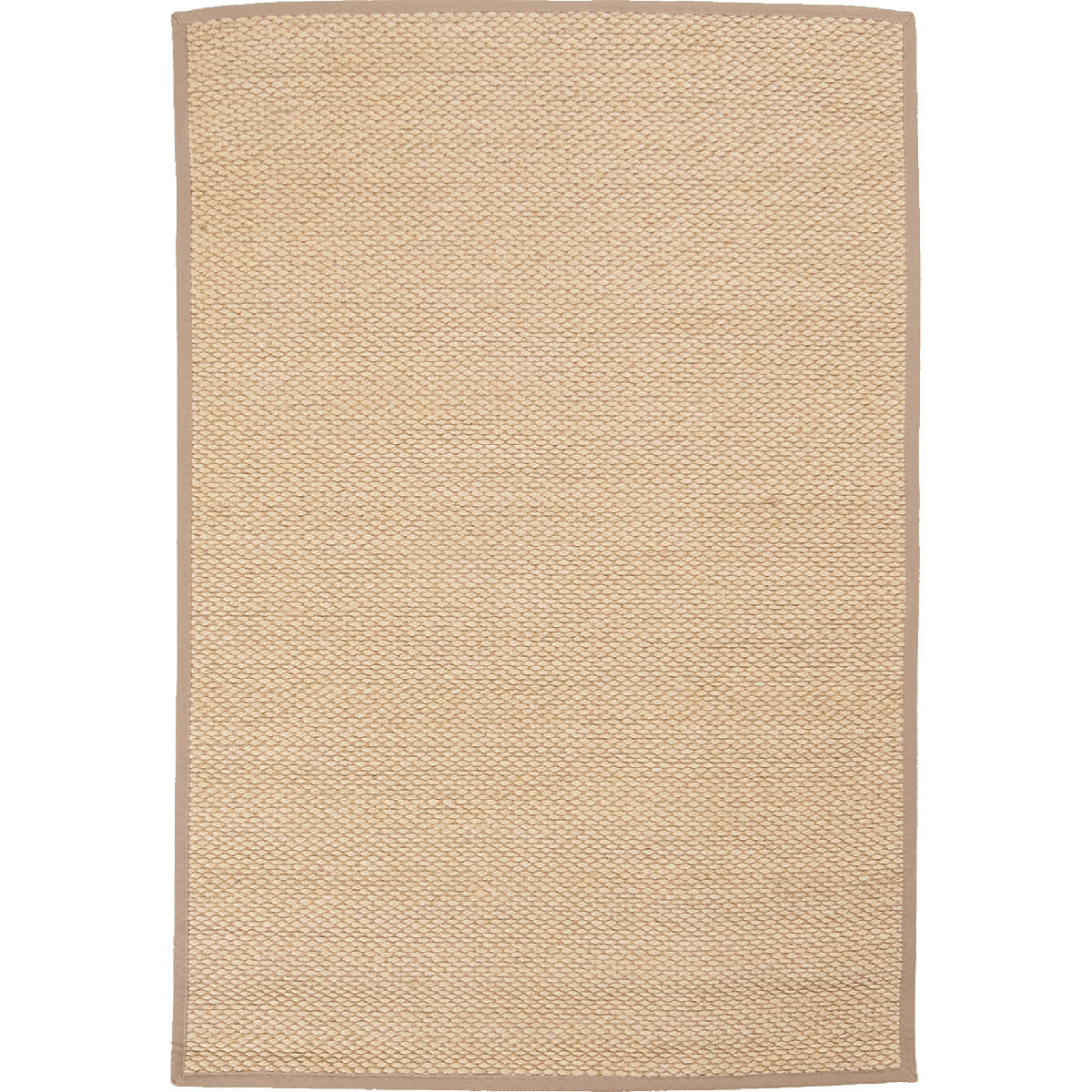 Tapis salon et chambre tissé en sisal motif uni KEPI