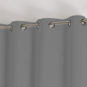 Rideau occultant ignifugé M1 non feu - Gris